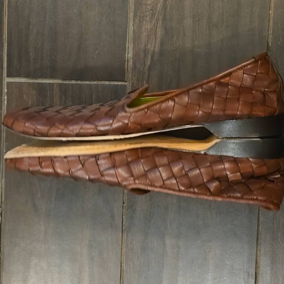 Robert Zur "Alyssa" Brown Woven Leather Loafer SZ 11 AAAA - Picture 3 of 5